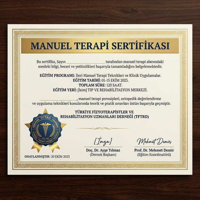 Manuel Terapi Sertifikası