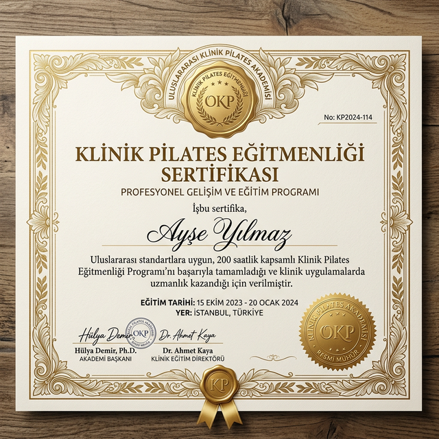 Klinik Pilates Eğitmenliği